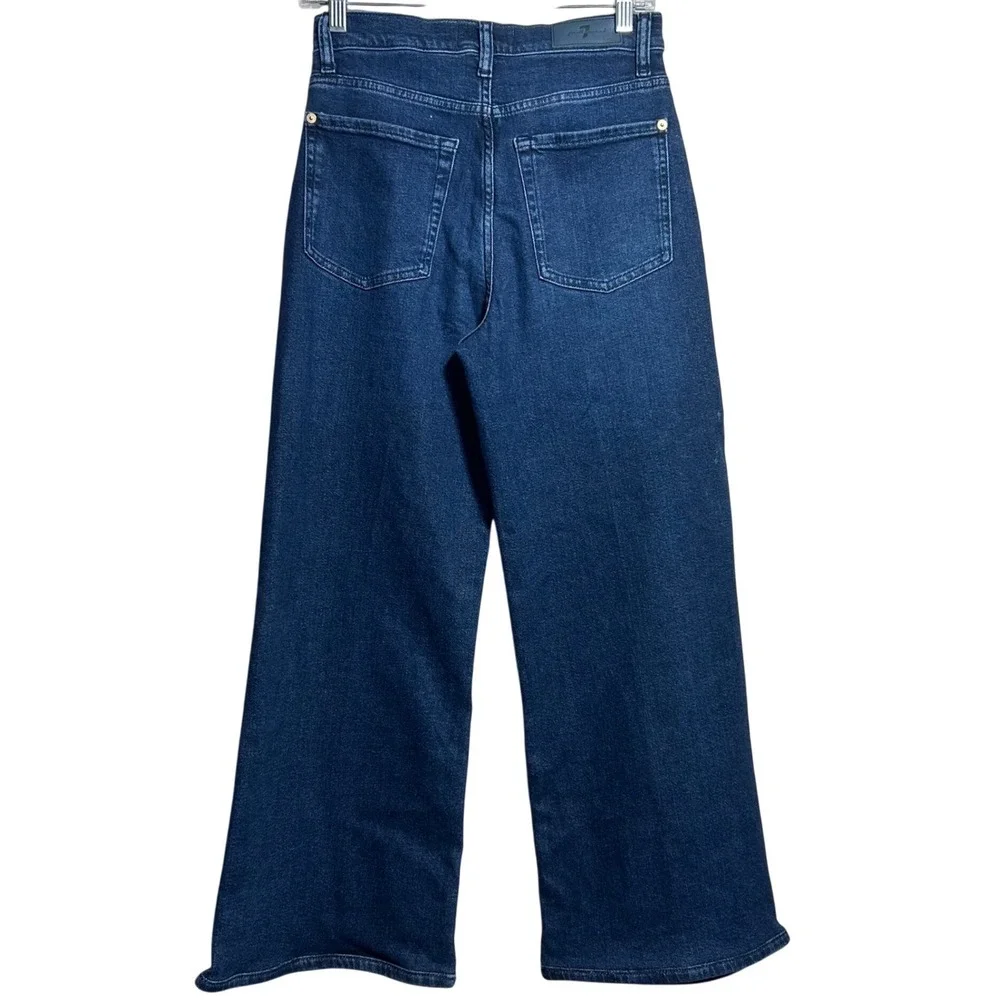 7 For All Mankind Ultra High Rise Jo Jeans Paradise Cove Wide Leg 27